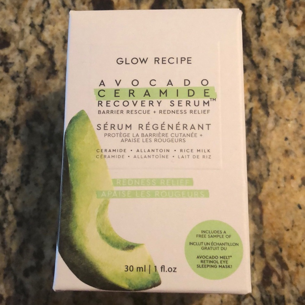 Glow recipe Avocado ceramide recovery serum